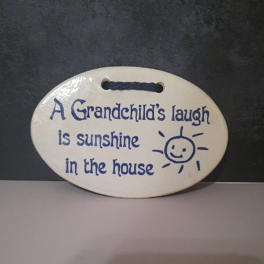 Mountaine Meadows Oval Ceramic Wall Plaque